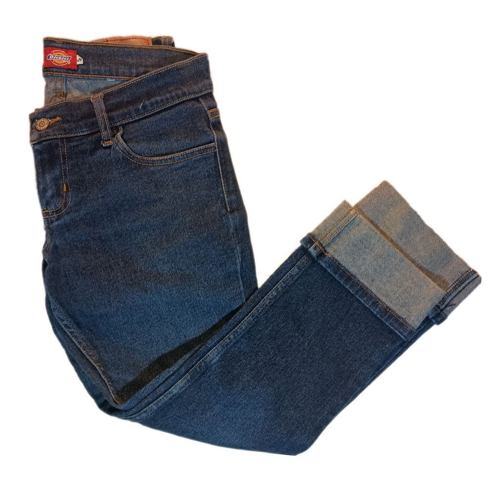 Dickies Girl Capri jeans with rolled cuff SKUK073